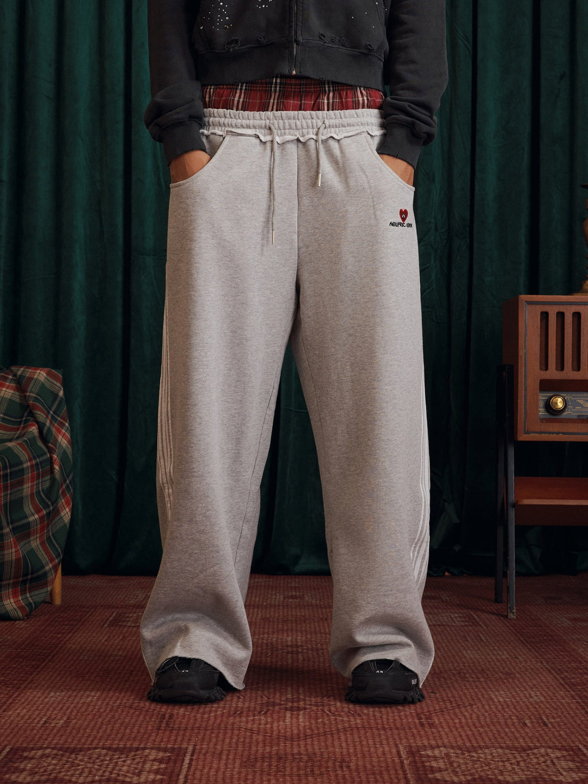 OffDuty Double Waist Baggy Sweatpantss