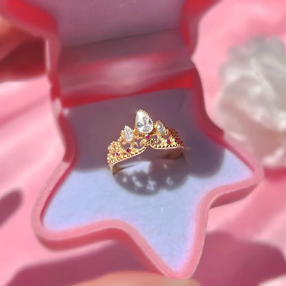 Rapunzel Crown Ring - Adjustable
