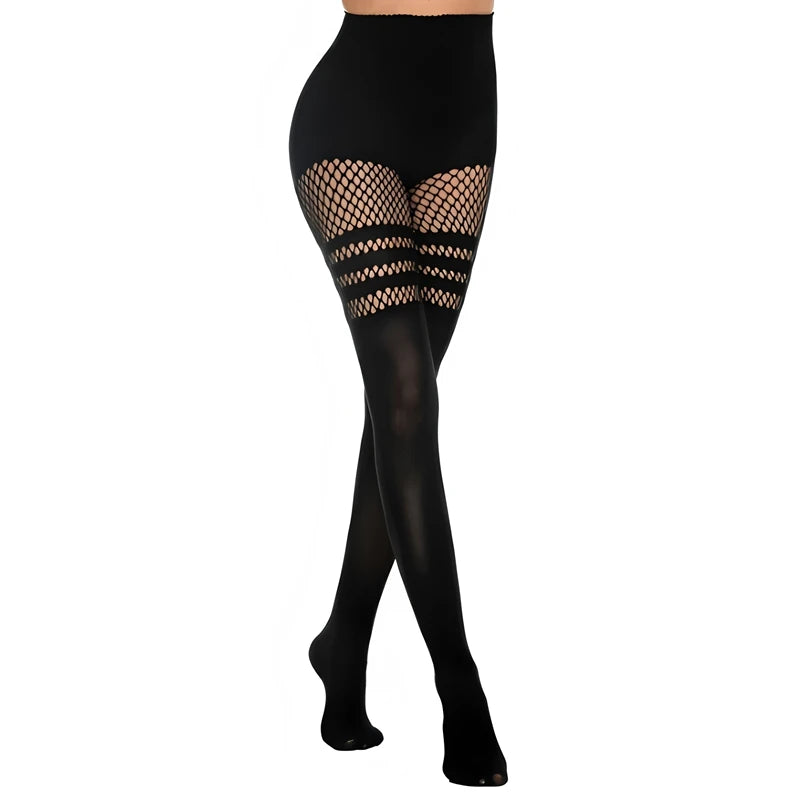 IllusionThigh™ Fishnet Tights